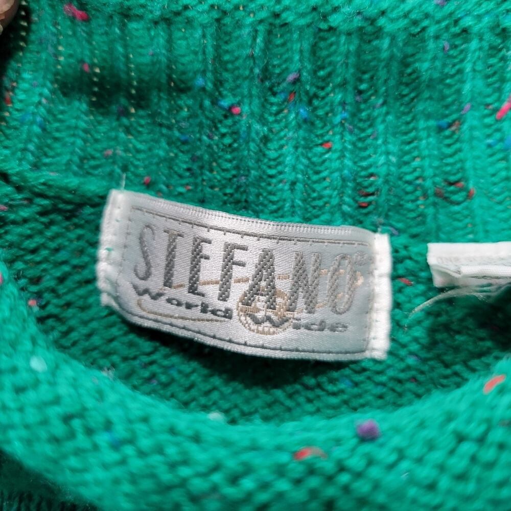 Vintage Christmas Santa Sweater Stefano Worldwide - Picture 7 of 11